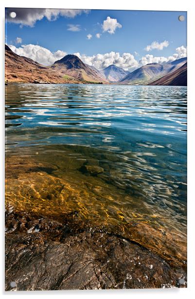 Wast Water Acrylic by Stephen Mole