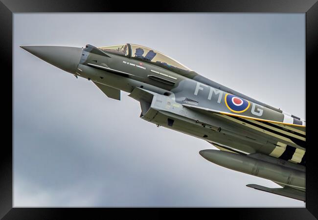 RAF Eurofighter Typhoon Moggy Framed Print by J Biggadike