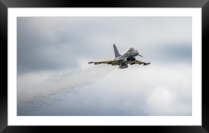 RAF Eurofighter Typhoon Moggy Framed Mounted Print by J Biggadike