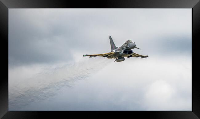 RAF Eurofighter Typhoon Moggy Framed Print by J Biggadike