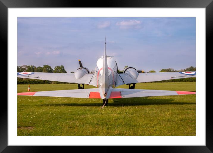 RAF Avro Anson C19 TX176 Framed Mounted Print by Jack Biggadike