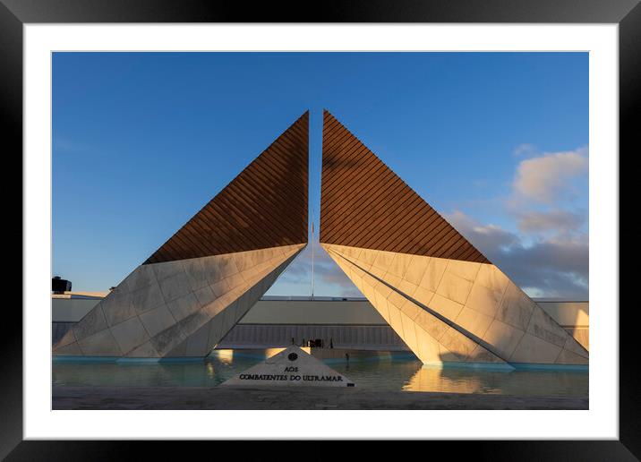 Monument to Overseas Combatants in Lisbon Framed Mounted Print by Artur Bogacki