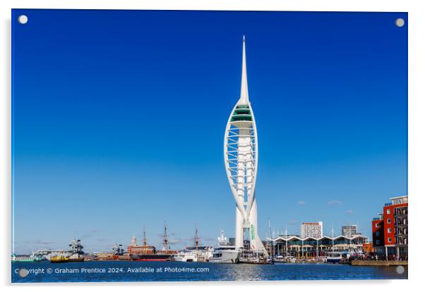 Portsmouth Harbour and Spinnaker Tower Acrylic by Graham Prentice