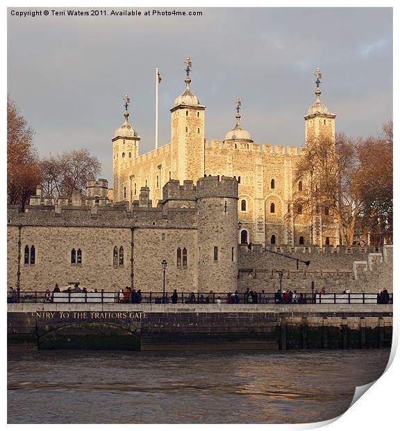 Iconic Tower of London Print by Terri Waters