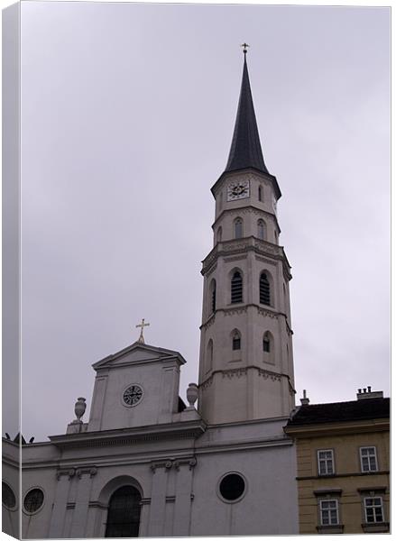 CHURCH IN VIENNA Canvas Print by radoslav rundic