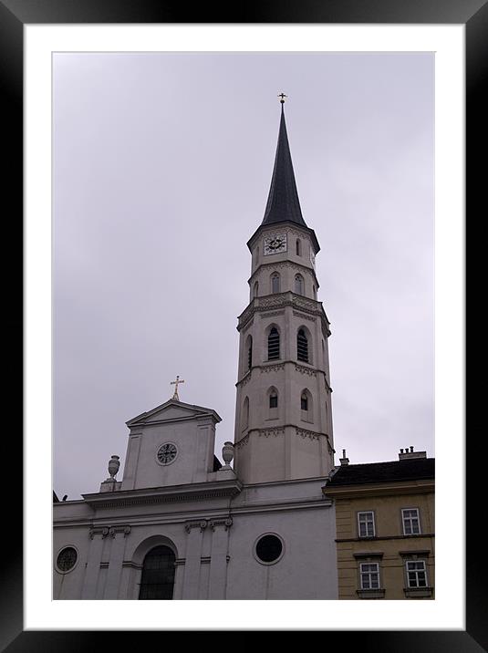 CHURCH IN VIENNA Framed Mounted Print by radoslav rundic