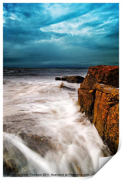 Rocks to The Sea Print by Keith Thorburn EFIAP/b