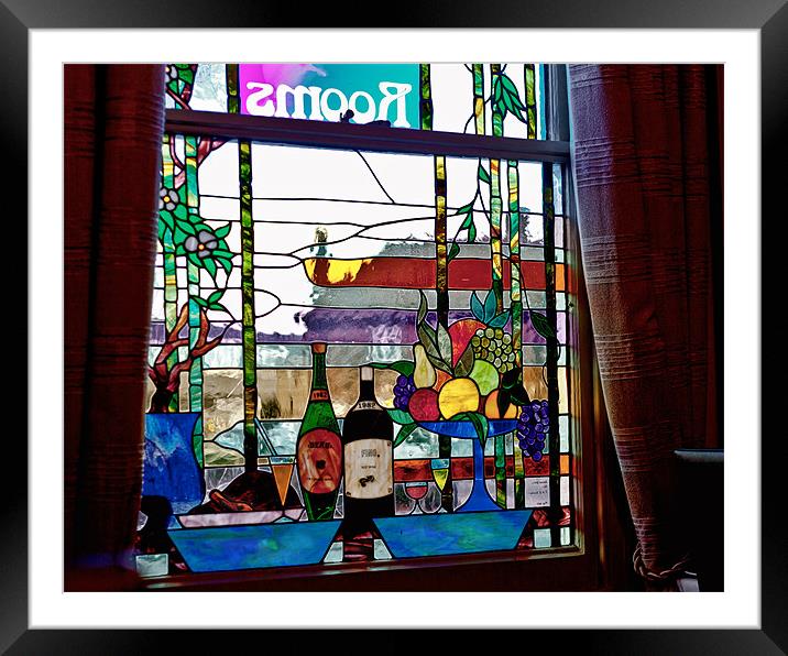 Colourful Window Framed Mounted Print by Richard Thomas