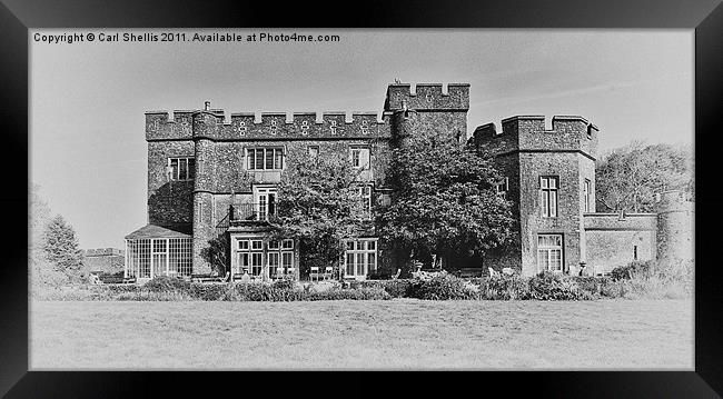 Banwell Castle Framed Print by Carl Shellis