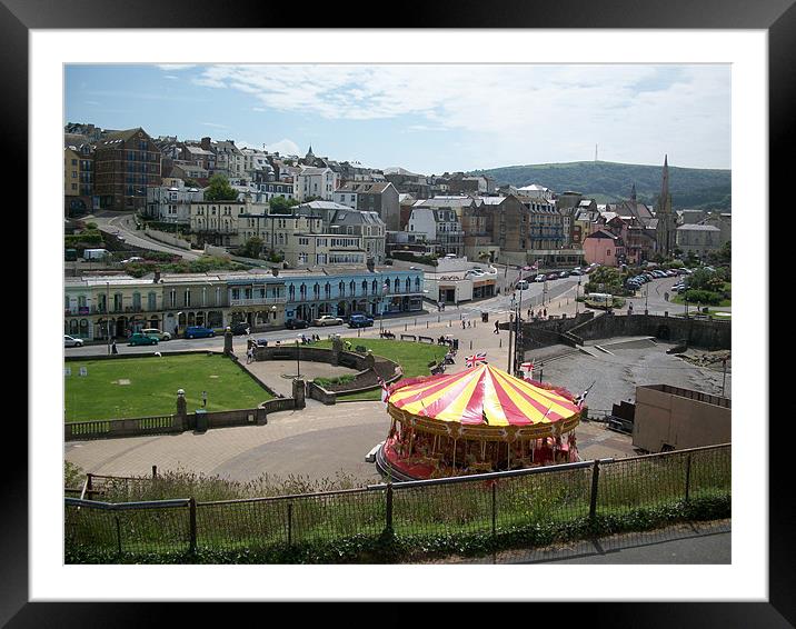 Ilfracombe Town Framed Mounted Print by Jake Canada
