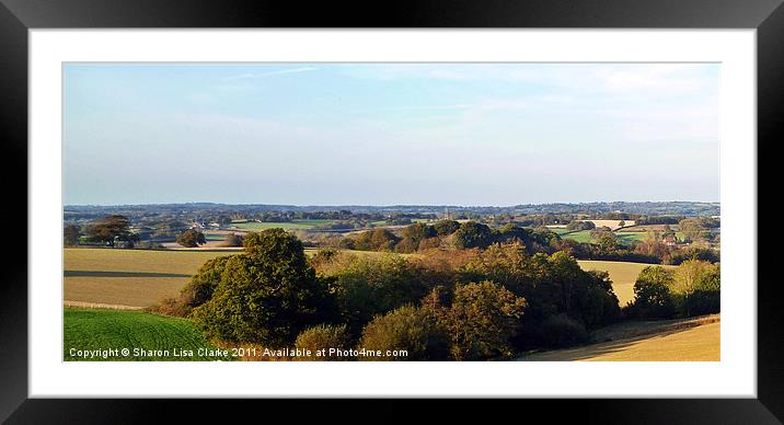 Sussex Framed Mounted Print by Sharon Lisa Clarke