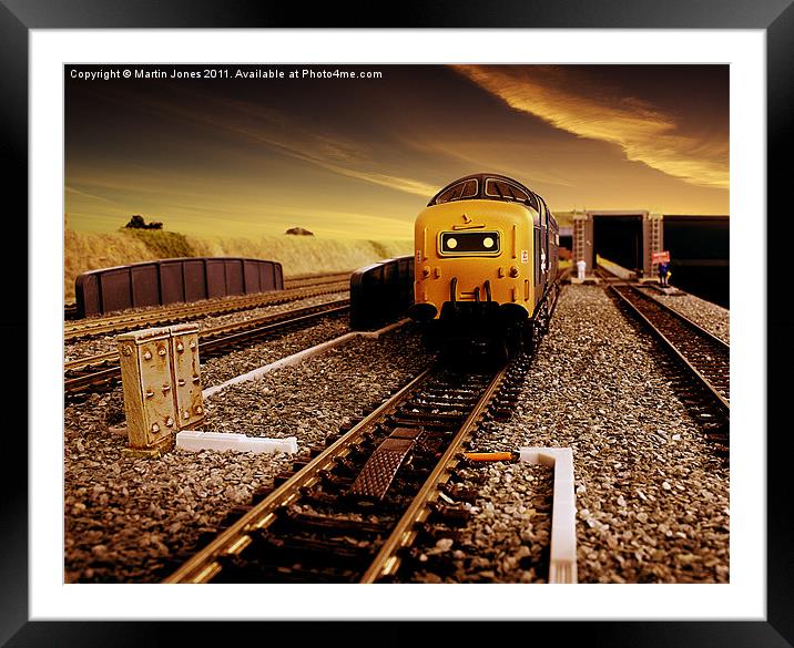 Deltic Sunset Framed Mounted Print by K7 Photography