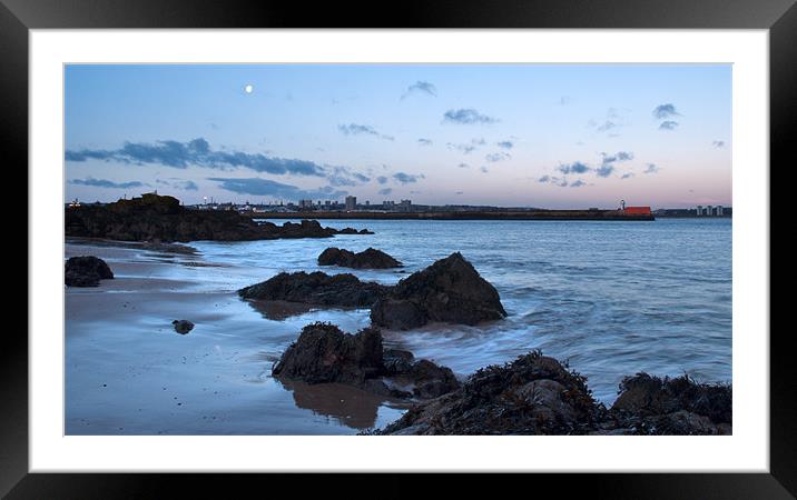 Aberdeen harbour at dawn Framed Mounted Print by alan bain