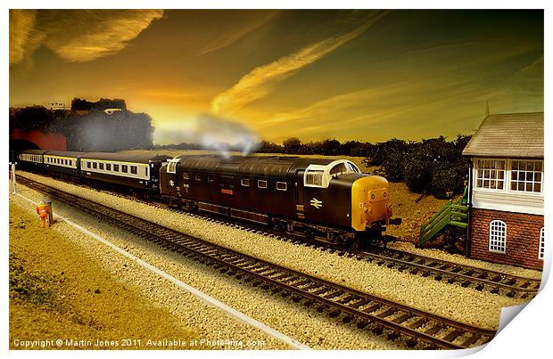 Stoke Summit Deltic Print by K7 Photography