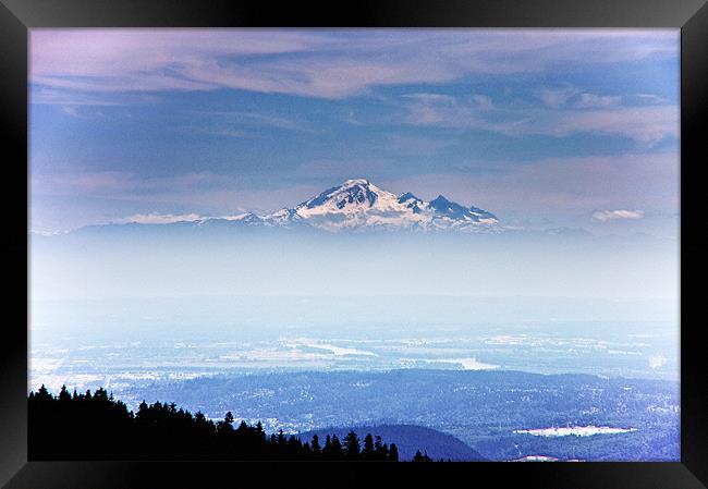 Mount Baker ,Washington state USA Framed Print by Elaine Manley