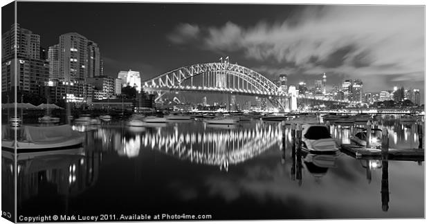 Two Bridges Canvas Print by Mark Lucey