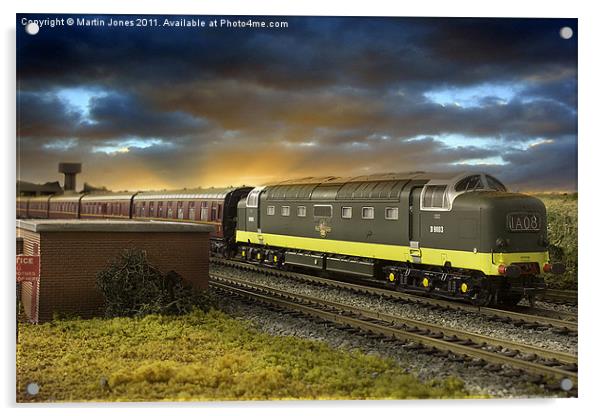 Ex Works Deltic on Test Acrylic by K7 Photography