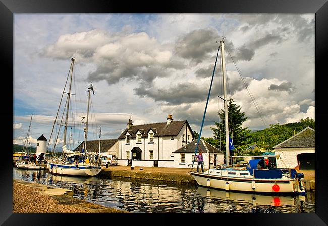 Caledonian Canal at Corpach Framed Print by Jacqi Elmslie