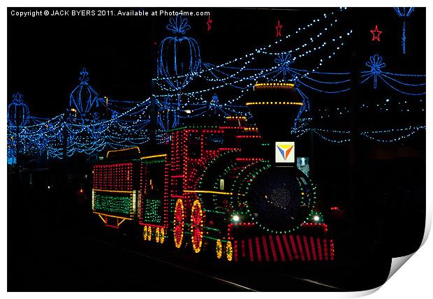 Midnight Train Print by Jack Byers