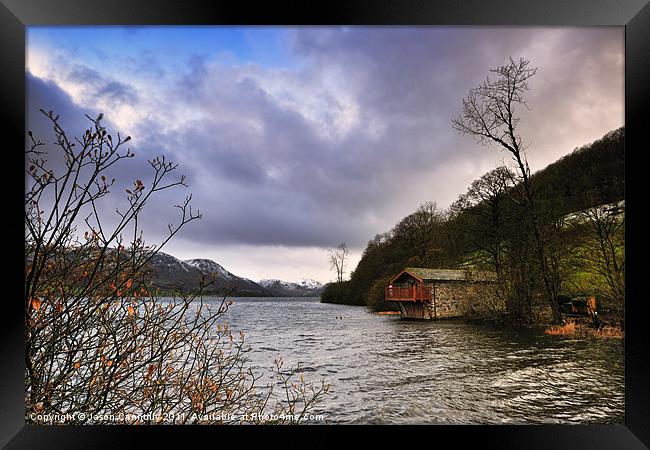 The Ullswater Boathouse Framed Print by Jason Connolly