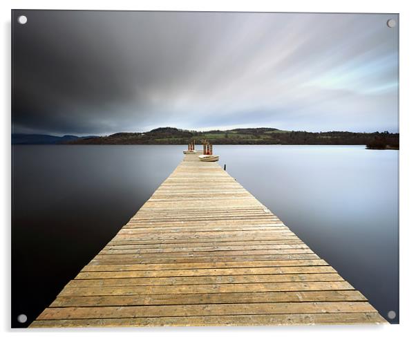 Loch Lomond long exposure Acrylic by Grant Glendinning