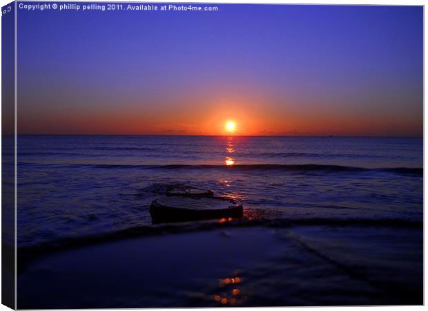 Ocean Sunrise Canvas Print by camera man