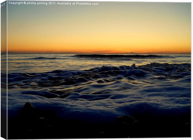 Sunrise surf Canvas Print by camera man
