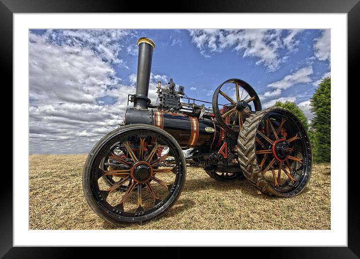 Steam traction engine Framed Mounted Print by Tony Bates