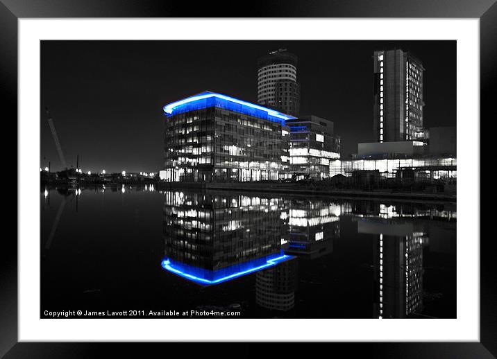 BBC Building Salford Quays Framed Mounted Print by James Lavott