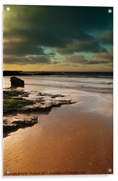 Gullane Beach Acrylic by Keith Thorburn EFIAP/b