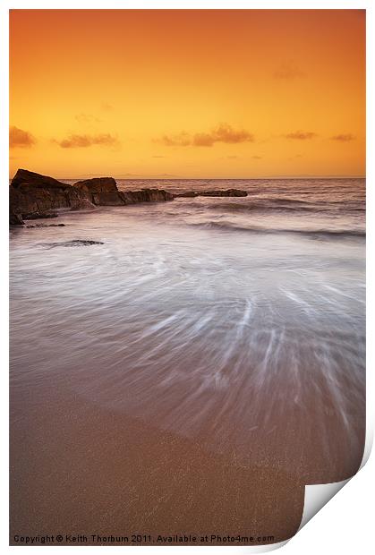 Gullane Bents Beach Print by Keith Thorburn EFIAP/b