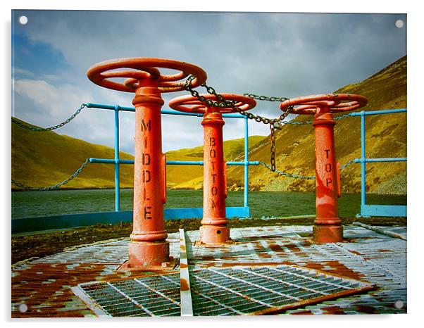 Kettleton reservoir Acrylic by Kevin Dobie