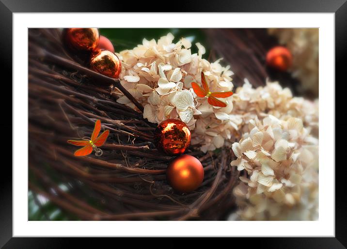 Holiday Decor    ..misc  Framed Mounted Print by Elaine Manley