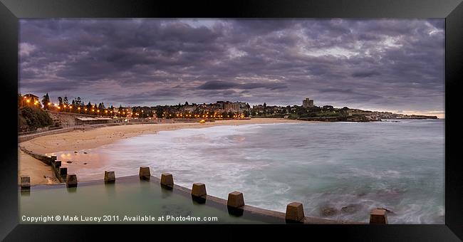 Coogee Bay - Sydney NSW Framed Print by Mark Lucey
