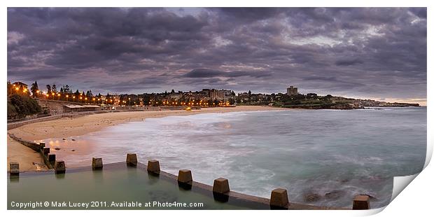 Coogee Bay - Sydney NSW Print by Mark Lucey
