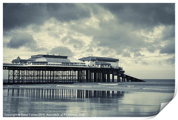 Pier and Lifeboat Station, Cromer Print by Dave Turner