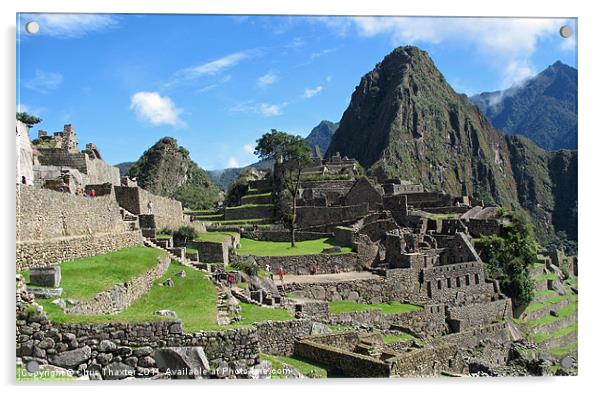 Machu Picchu 2 Acrylic by Chris Thaxter