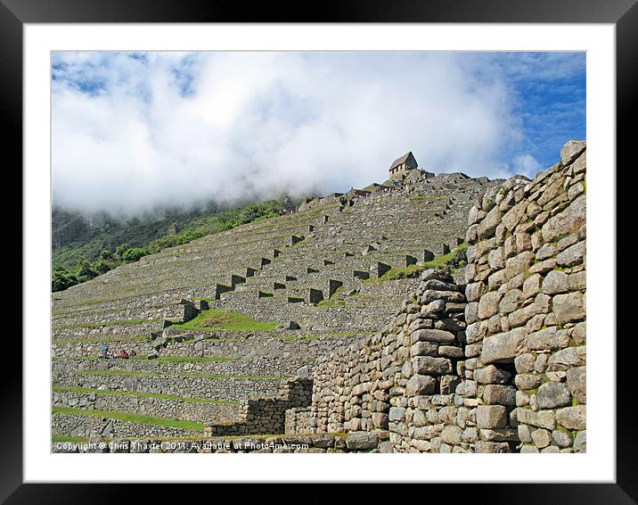 Machu Picchu 3 Framed Mounted Print by Chris Thaxter