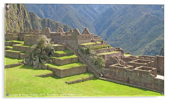 Machu Picchu 4 Acrylic by Chris Thaxter