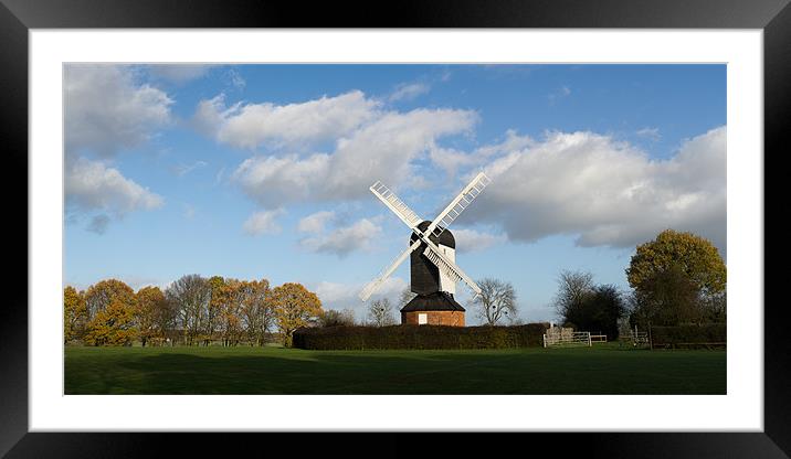 Mountnessing windmill Essex Framed Mounted Print by Gary Eason
