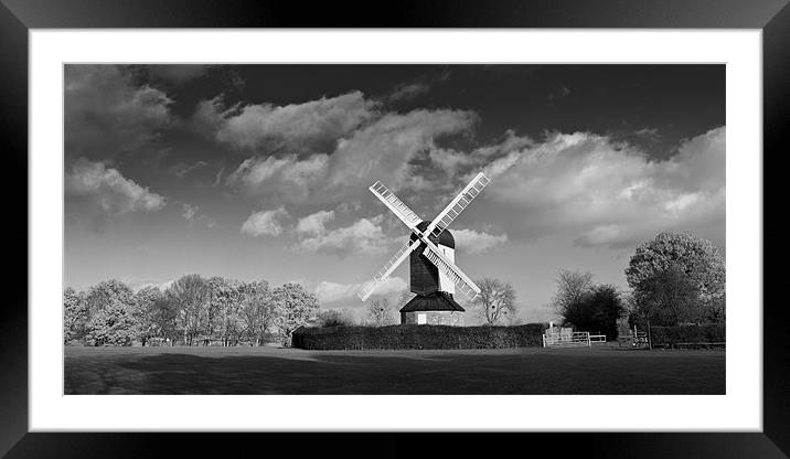 Mountnessing windmill Essex Framed Mounted Print by Gary Eason