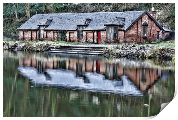 old boat house Print by Northeast Images