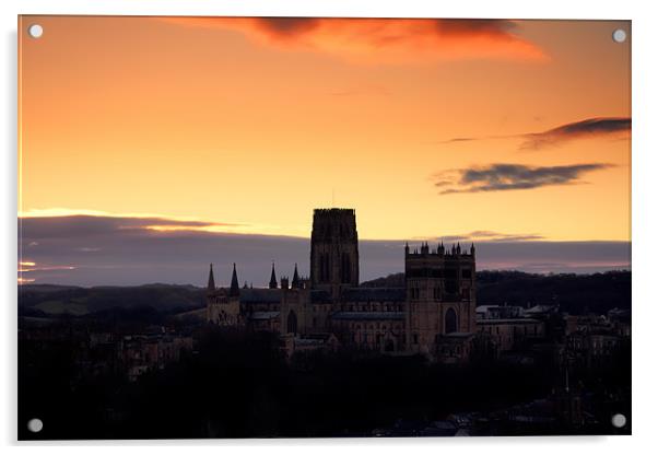 Durham Cathedral sunrise Acrylic by Northeast Images