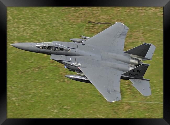 F-15E Strike Eagle Framed Print by Alex Lovell