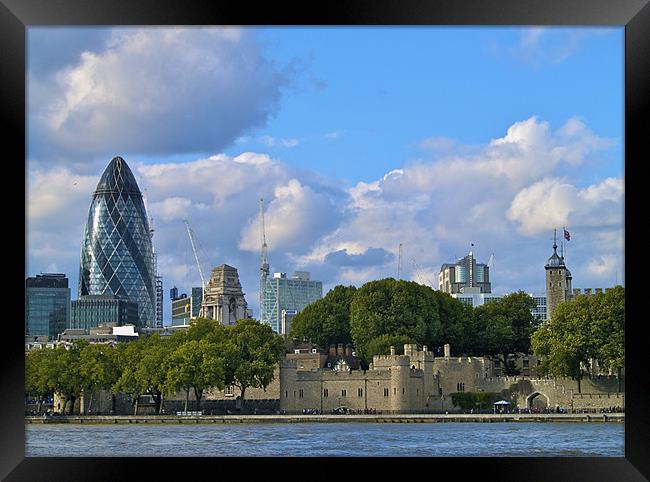 LONDON CASTLE Framed Print by radoslav rundic