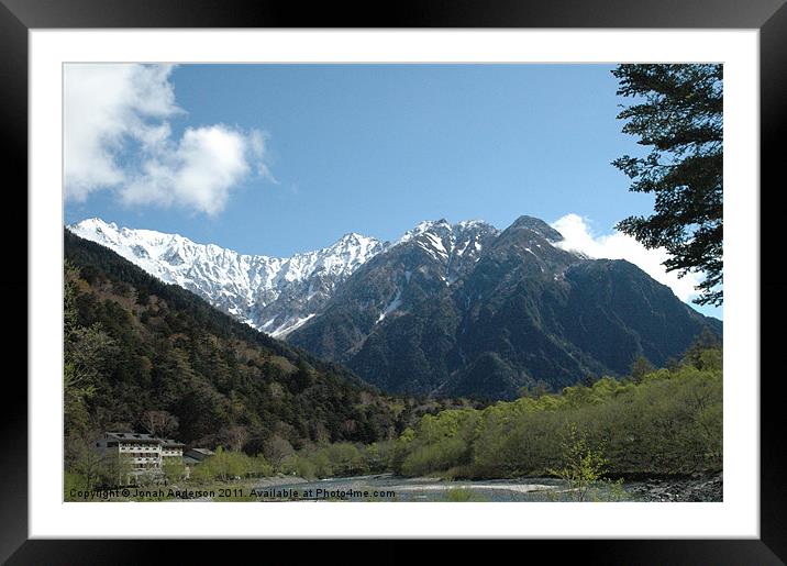 Japanese Alps Framed Mounted Print by Jonah Anderson Photography