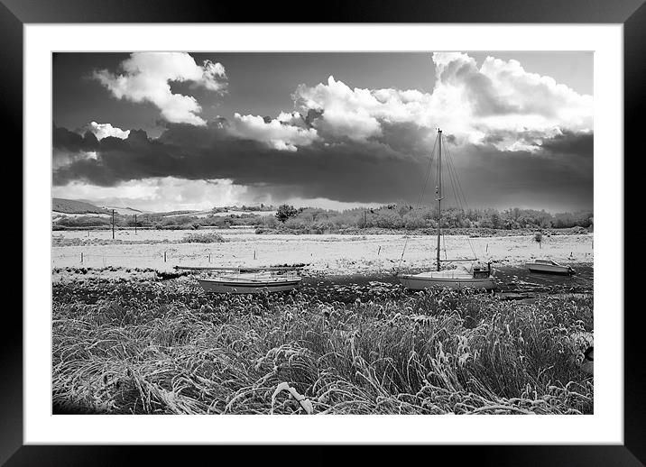 Braunton Pill Framed Mounted Print by Dave Wilkinson North Devon Ph