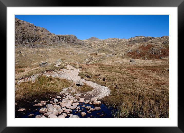 Pathway to Pavey Ark Framed Mounted Print by Roger Green