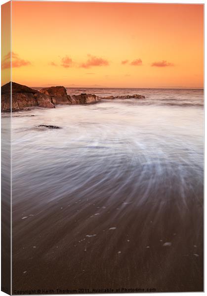 Gullane Beach Canvas Print by Keith Thorburn EFIAP/b