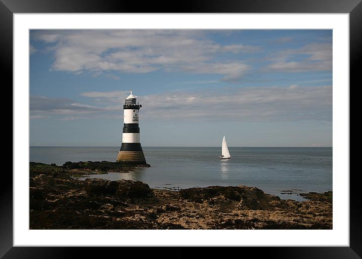Penmon Point, Anglesey Framed Mounted Print by peter thomas